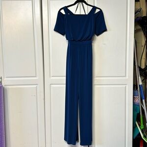NWT Vince Camuto Bright Blue Jumpsuit Size 8.